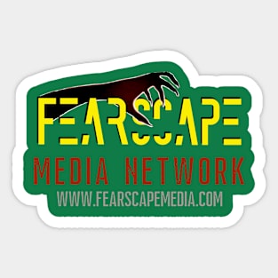 FearScape Media Network Logo Sticker